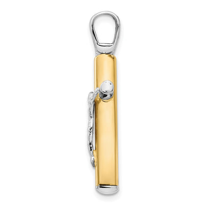 Polished Crucifix Pendant - 2.55g