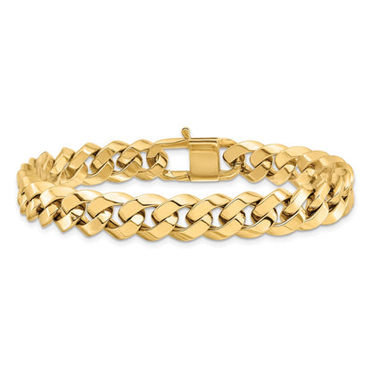 Polished Fancy Link Bracelet 8" - 18.44g