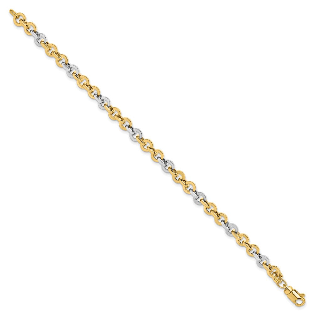 Polished Link Bracelet 7.5" - 4mm