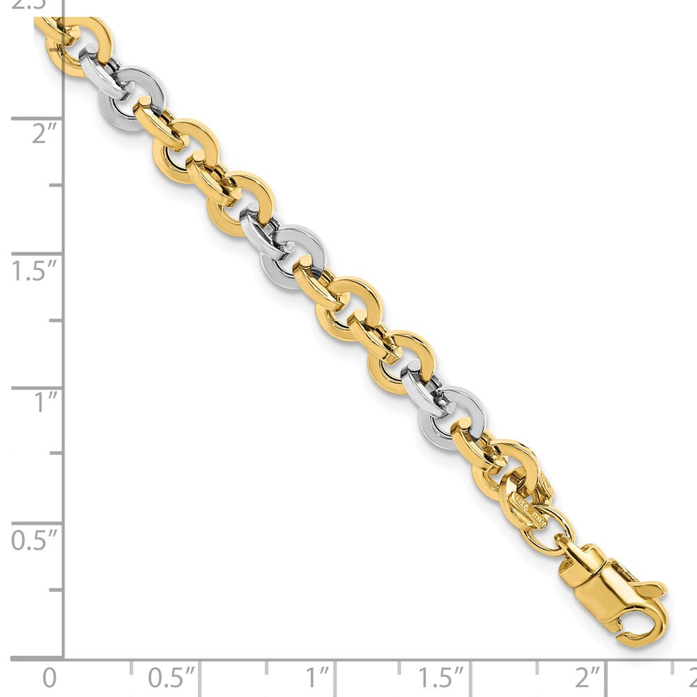 Polished Link Bracelet 7.5" - 4mm