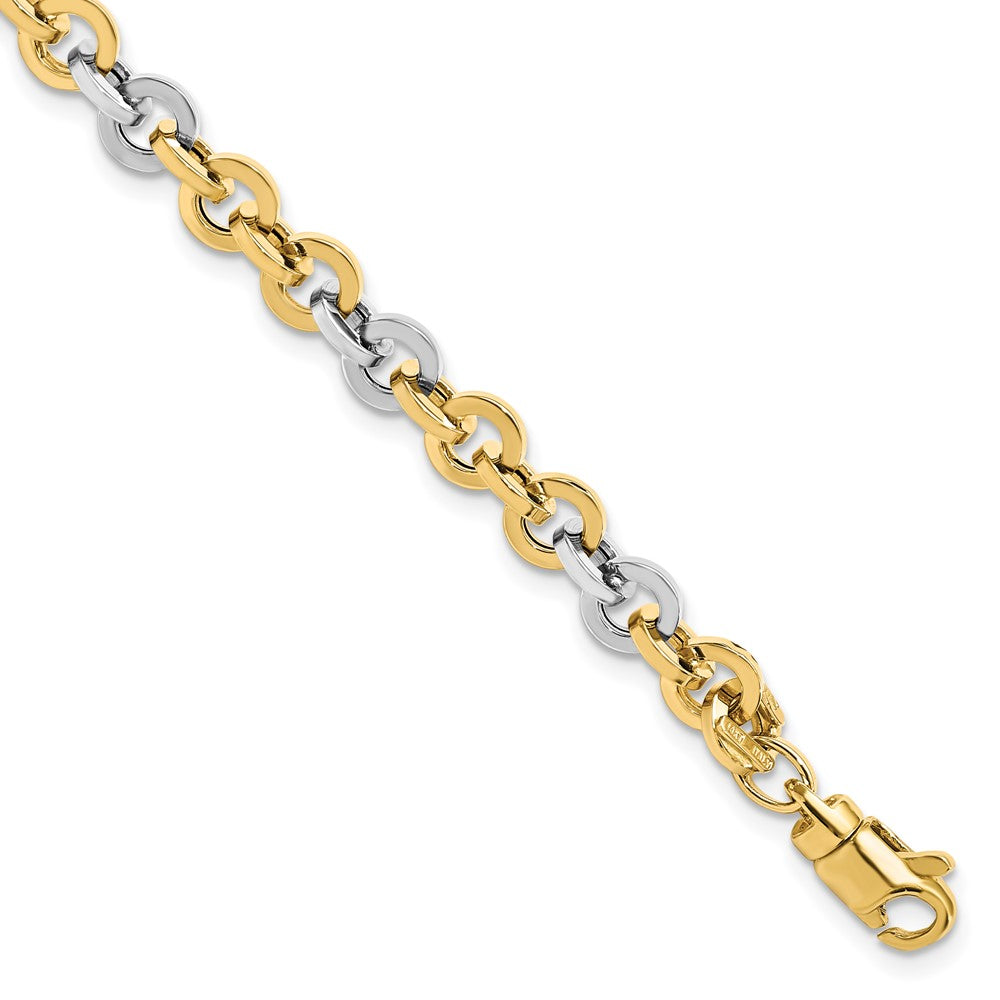 Polished Link Bracelet 7.5" - 4mm