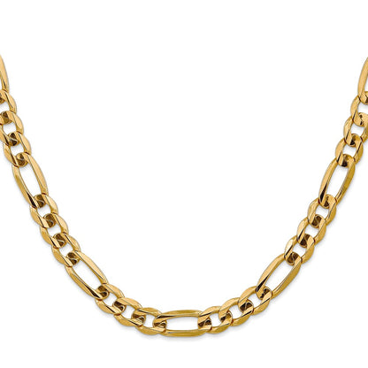 7.5mm Concave Open Figaro Chain