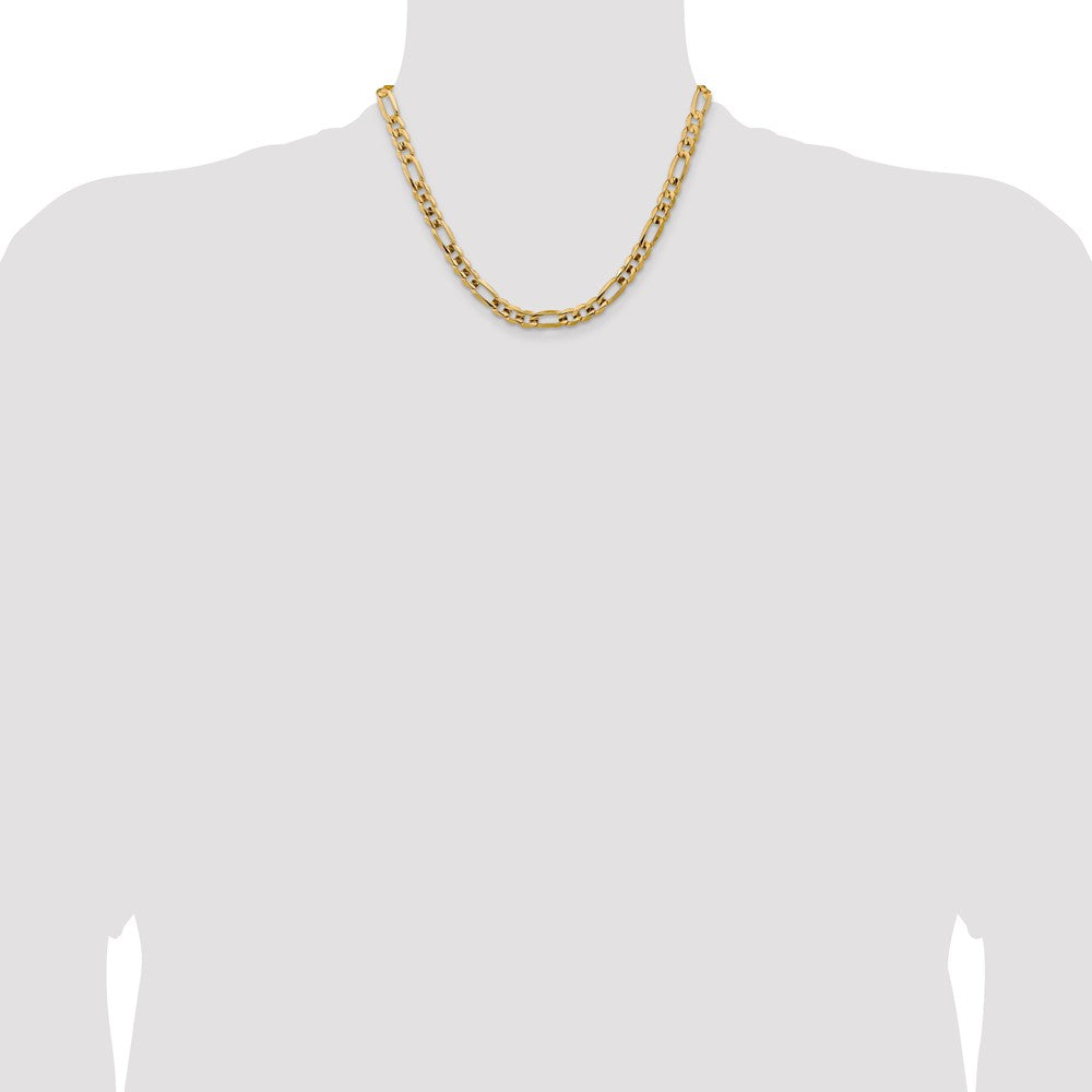 7.5mm Concave Open Figaro Chain