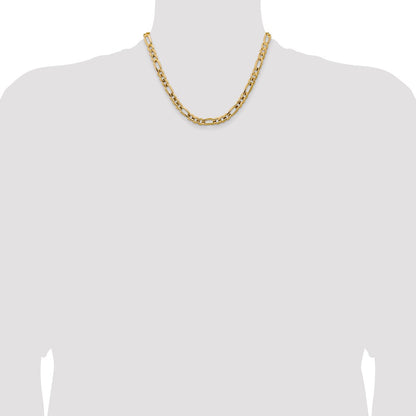 7.5mm Concave Open Figaro Chain