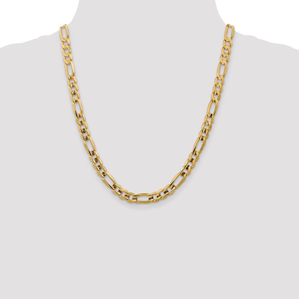 7.5mm Concave Open Figaro Chain