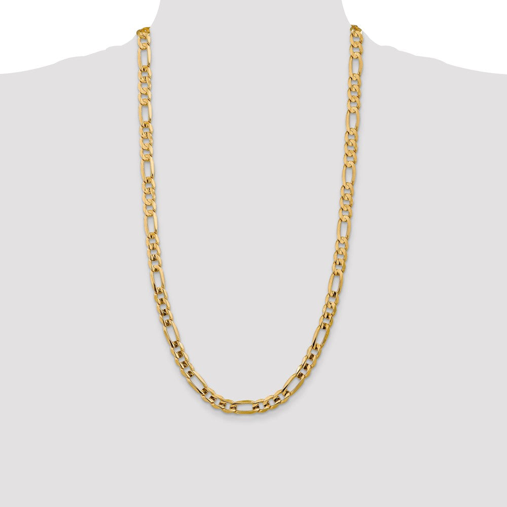 7.5mm Concave Open Figaro Chain