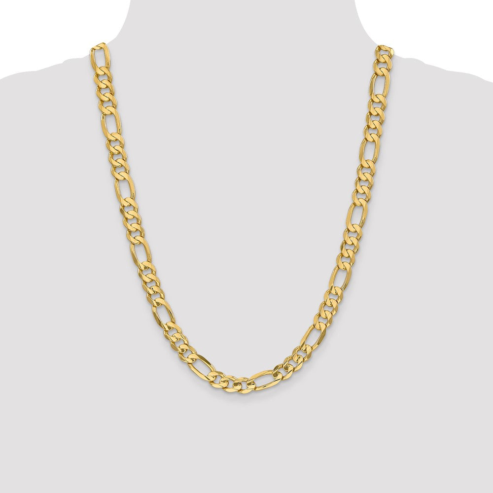 8.75mm Concave Open Figaro Chain