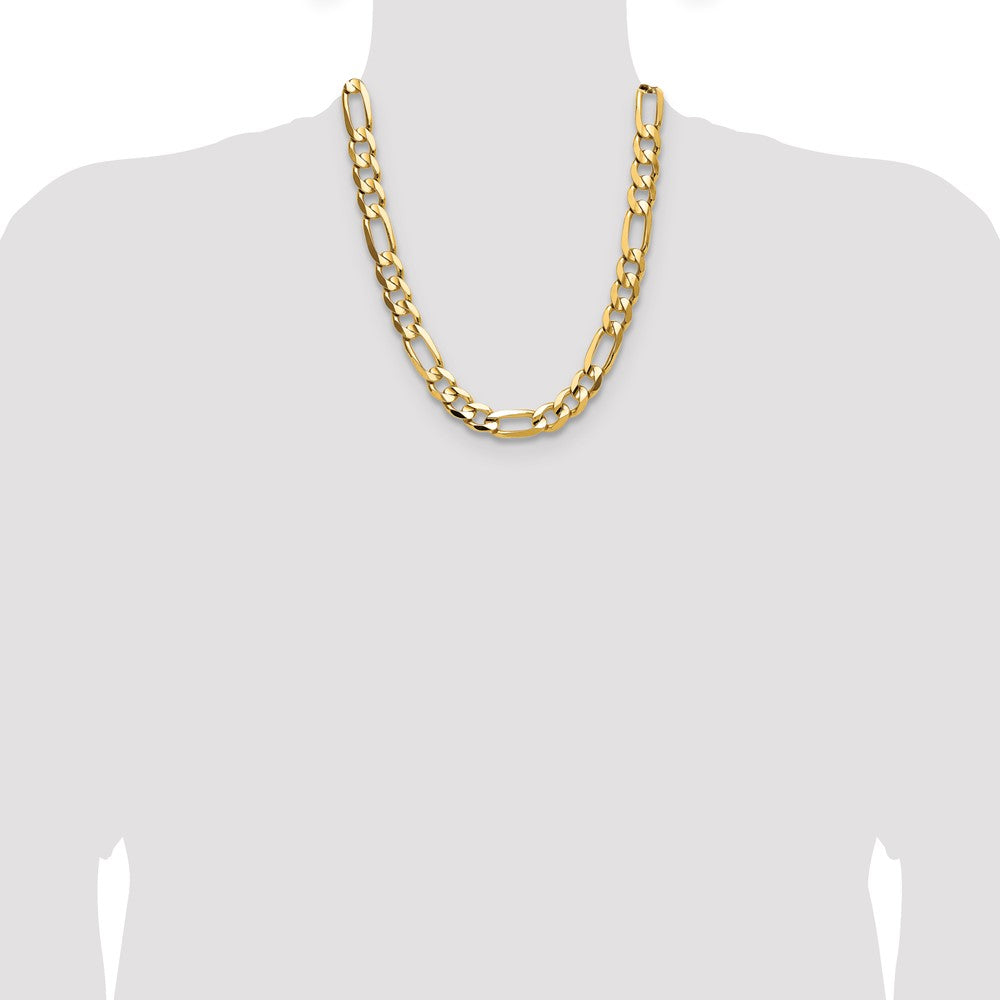 10.0mm Concave Open Figaro Chain