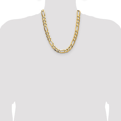 10.0mm Concave Open Figaro Chain