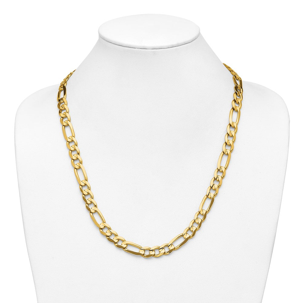 10.0mm Concave Open Figaro Chain