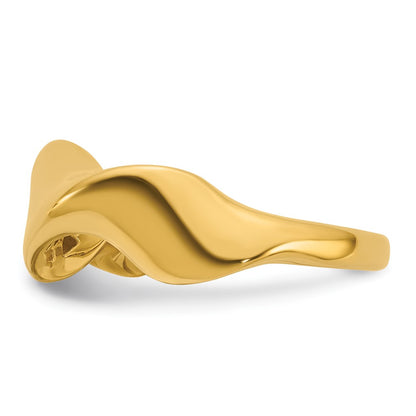 Polished Wavy Ring