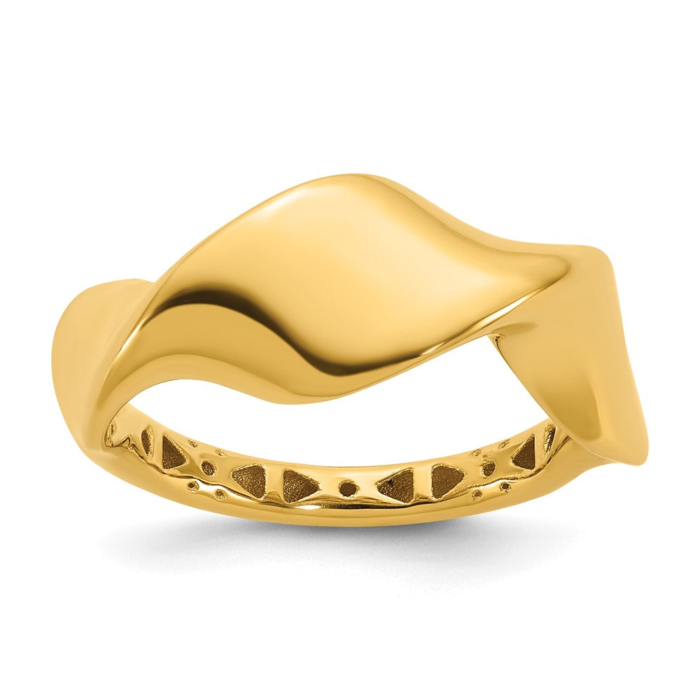 Polished Wavy Ring