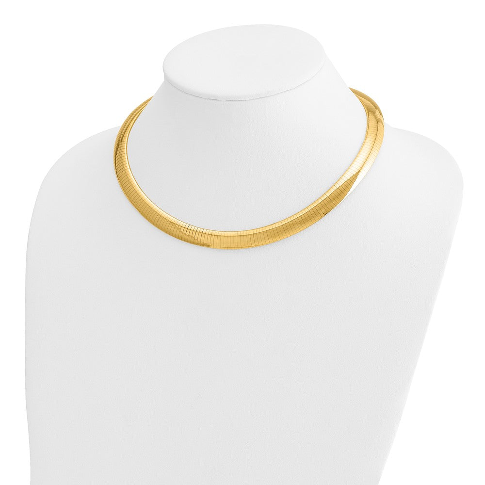 10mm Domed Omega Necklace