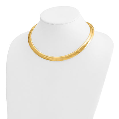 10mm Domed Omega Necklace