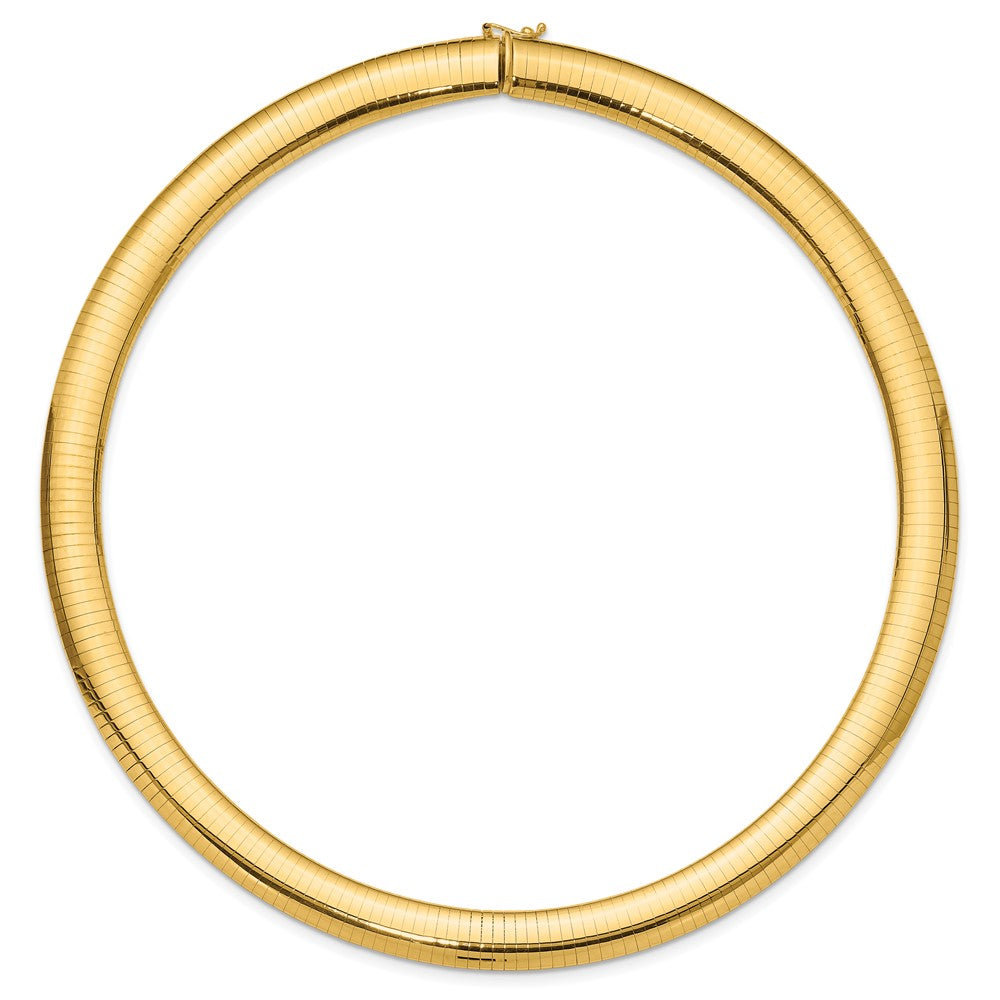 10mm Domed Omega Necklace
