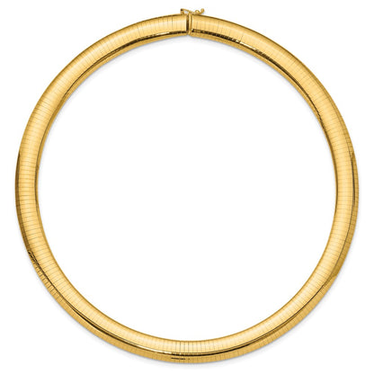 10mm Domed Omega Necklace
