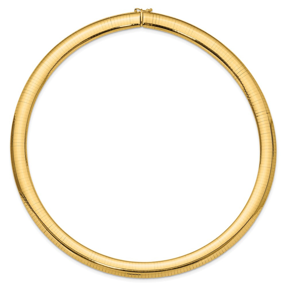 10mm Domed Omega Necklace