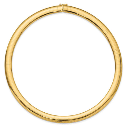 10mm Domed Omega Necklace