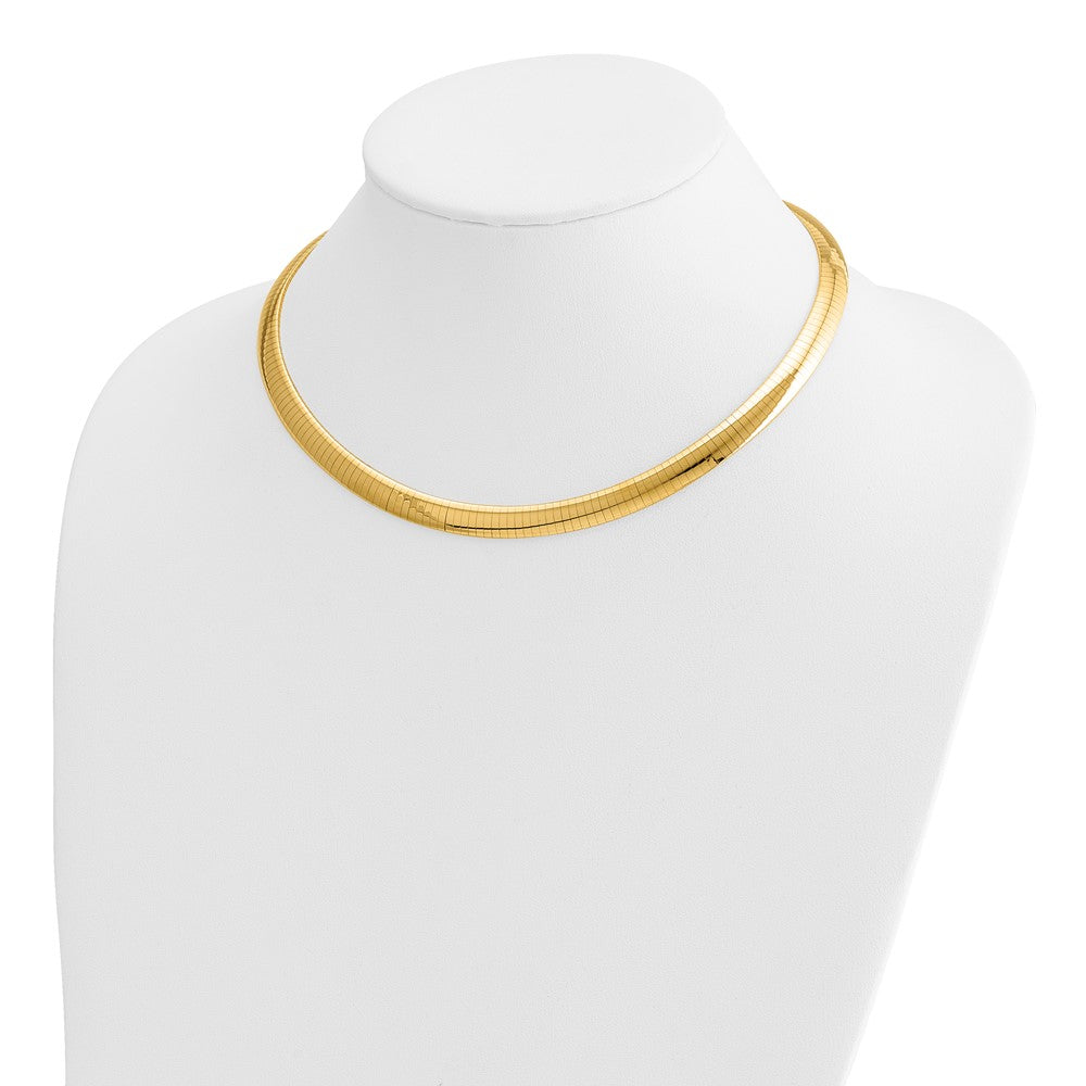 8mm Domed Omega Necklace