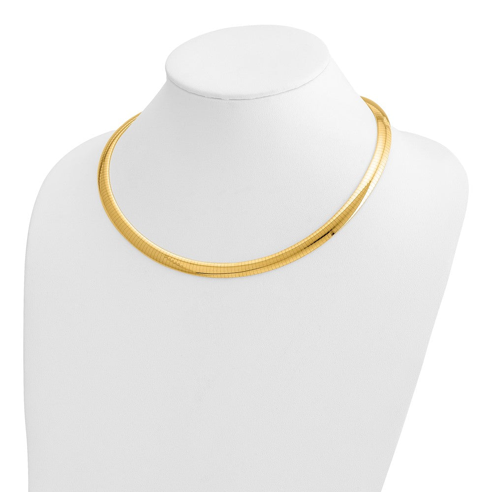 8mm Domed Omega Necklace