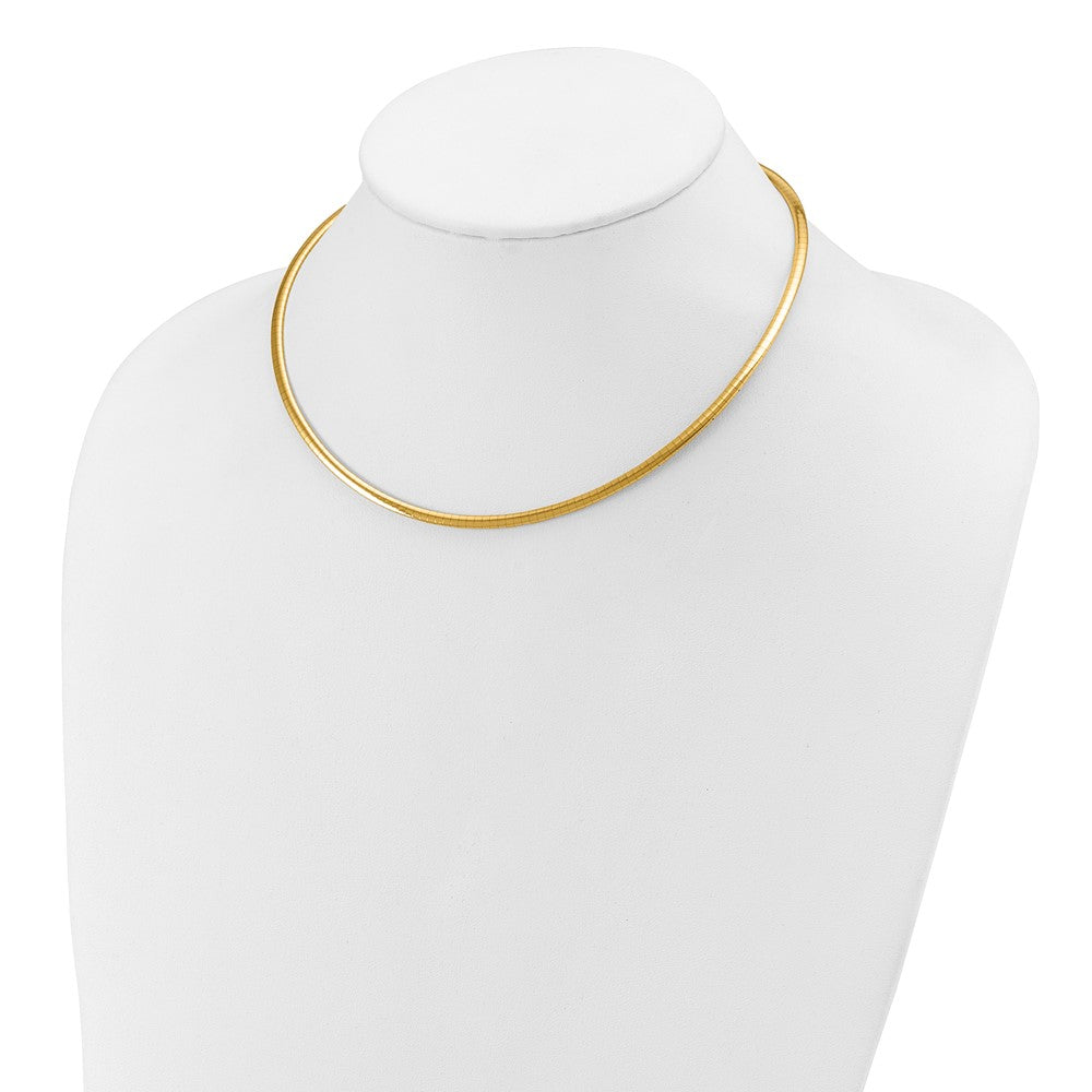 3mm Lightweight Omega Necklace