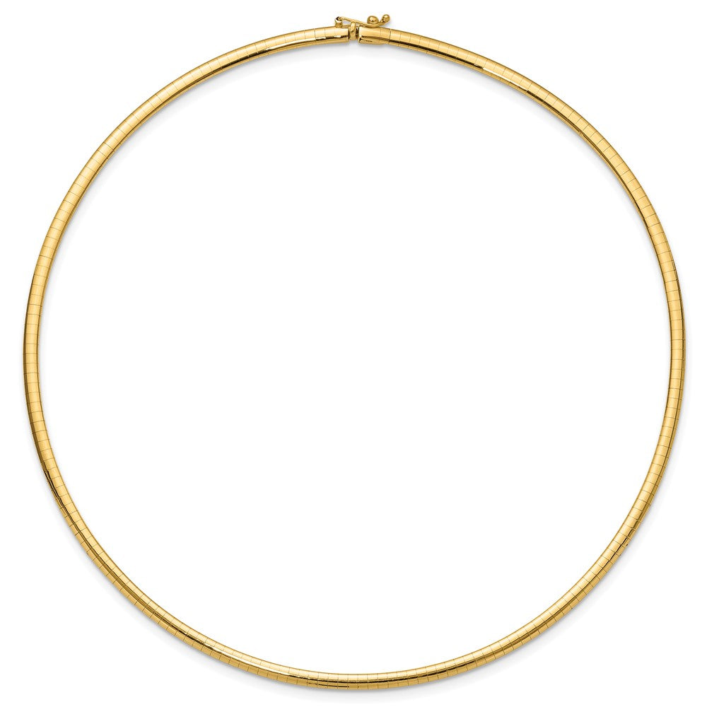 3mm Lightweight Omega Necklace