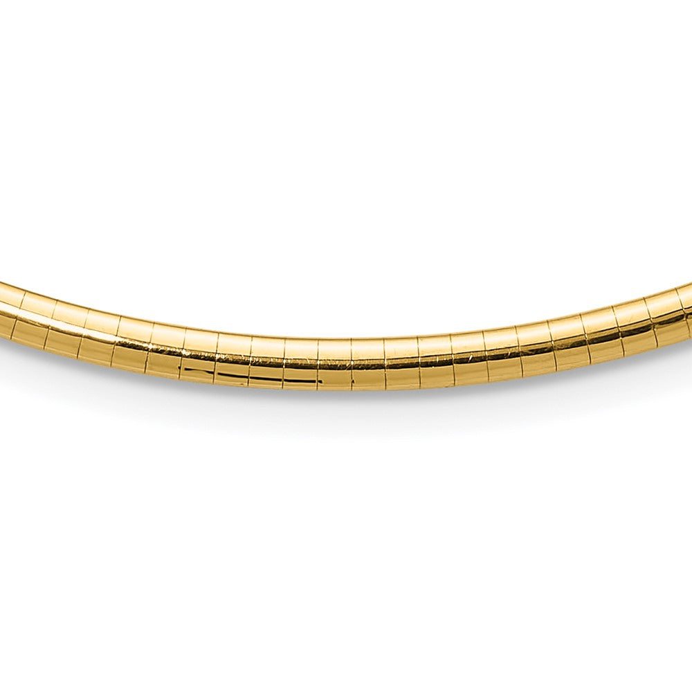 3mm Lightweight Omega Necklace
