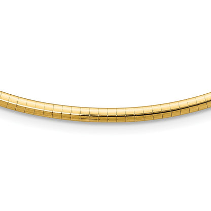 3mm Lightweight Omega Necklace