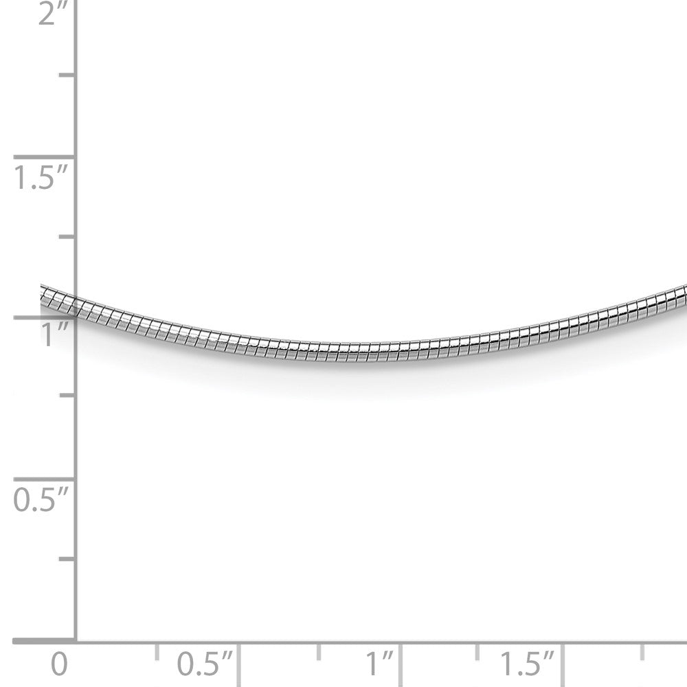 1.4mm Round Omega 18"