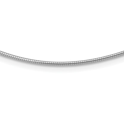 1.4mm Round Omega 18"