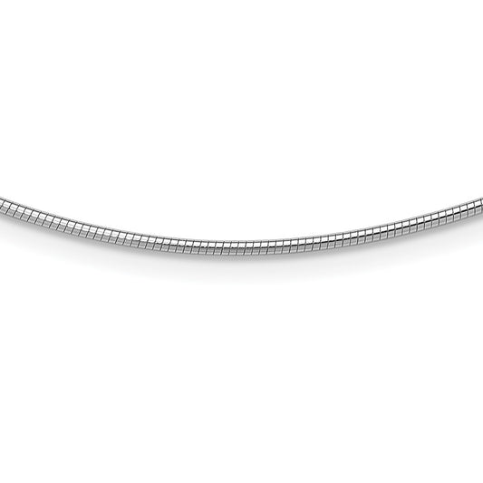 1.4mm Round Omega 18"