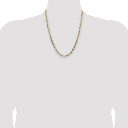 4.7mm Lightweight Pavé Flat Cuban Chain