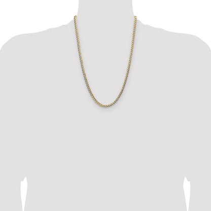 4.7mm Lightweight Pavé Flat Cuban Chain