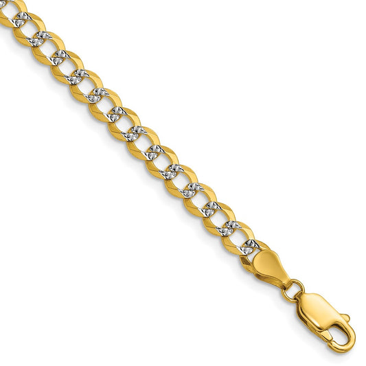 4.7mm Lightweight Pavé Flat Cuban Chain