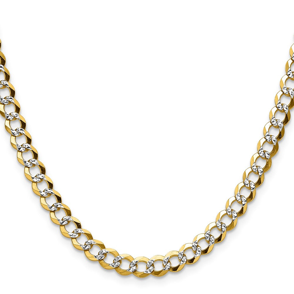 5.9mm Lightweight Pavé Flat Cuban Chain