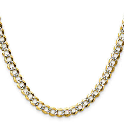 5.9mm Lightweight Pavé Flat Cuban Chain