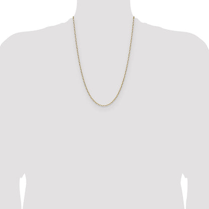 2.1mm Solid Beveled Paperclip Chain