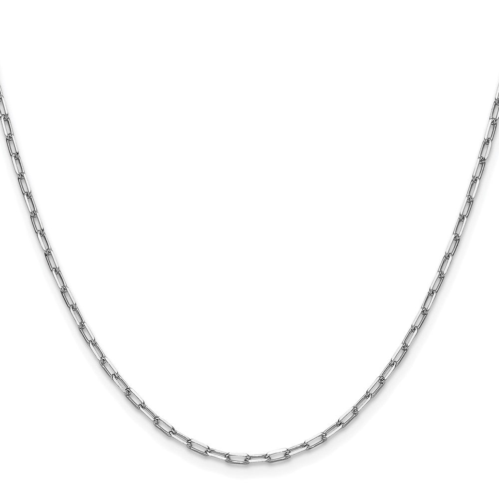 2.1mm Solid Beveled Paperclip Chain