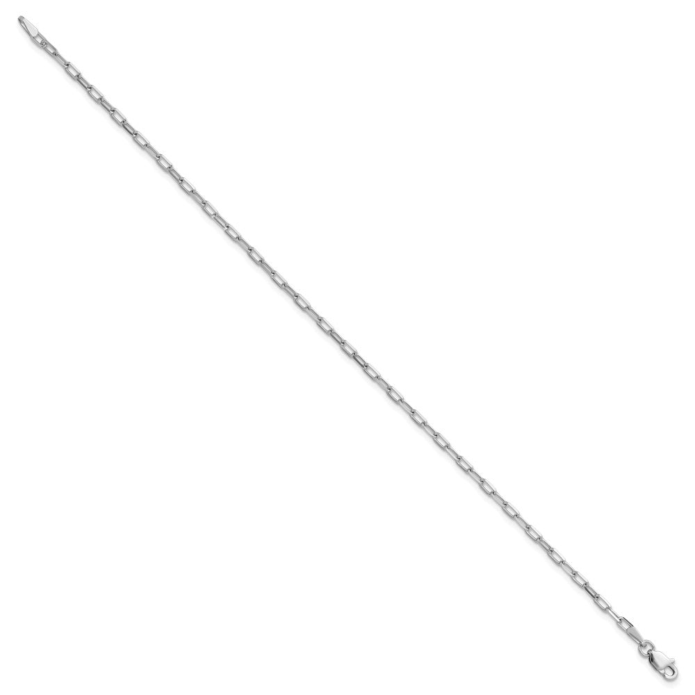 2.1mm Solid Beveled Paperclip Chain