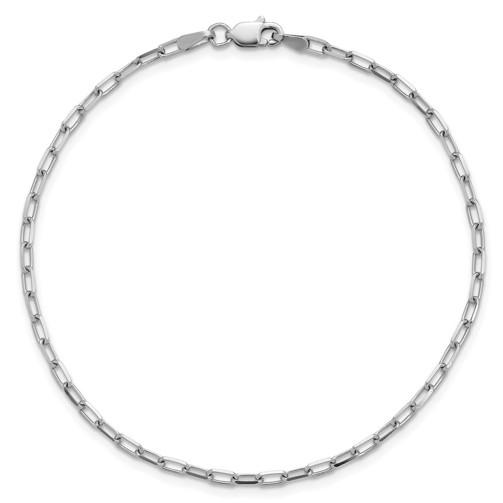 2.1mm Solid Beveled Paperclip Chain