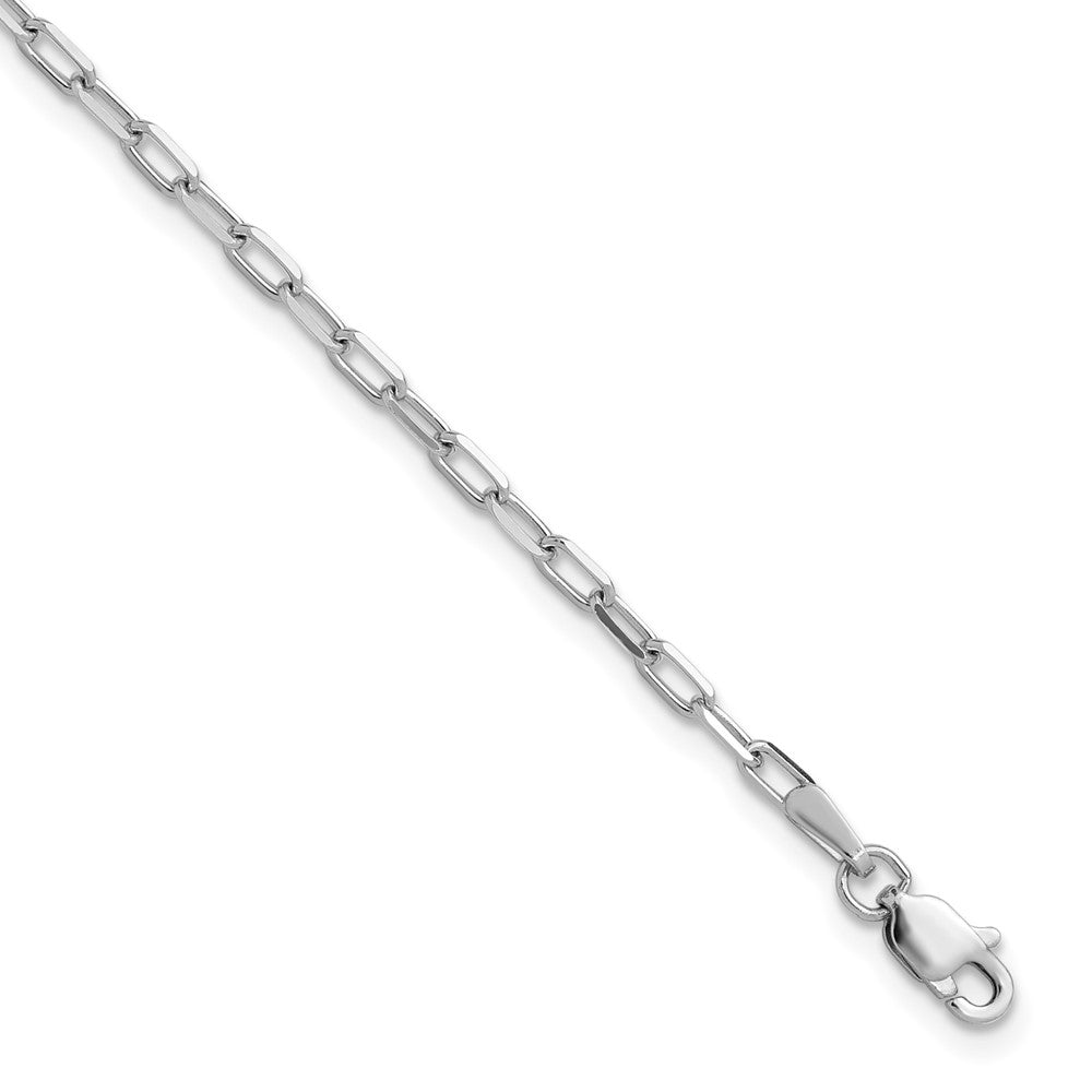 2.1mm Solid Beveled Paperclip Chain
