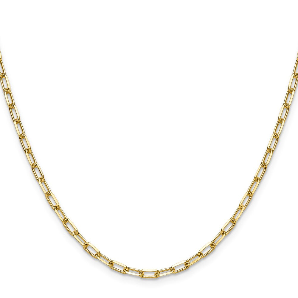 3.0mm Solid Beveled Paperclip Chain