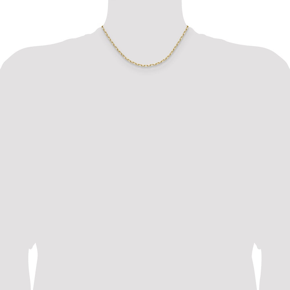 3.0mm Solid Beveled Paperclip Chain