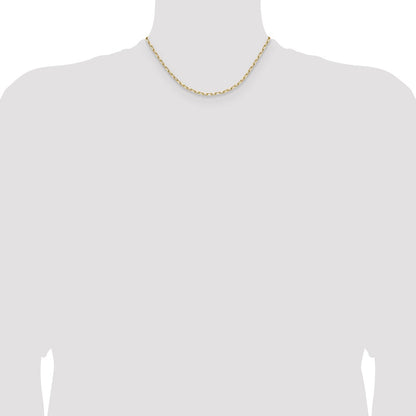 3.0mm Solid Beveled Paperclip Chain