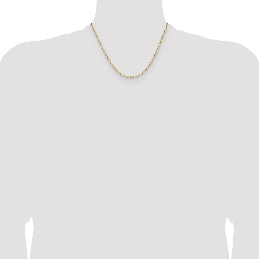 3.0mm Solid Beveled Paperclip Chain