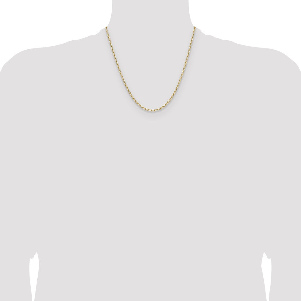 3.0mm Solid Beveled Paperclip Chain