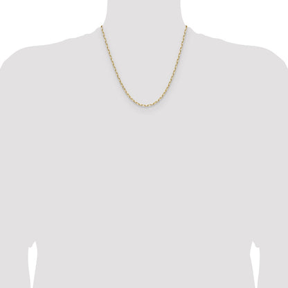 3.0mm Solid Beveled Paperclip Chain