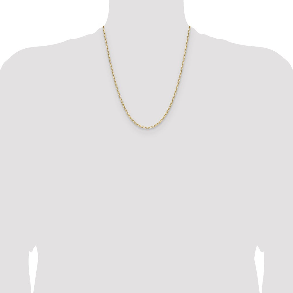 3.0mm Solid Beveled Paperclip Chain