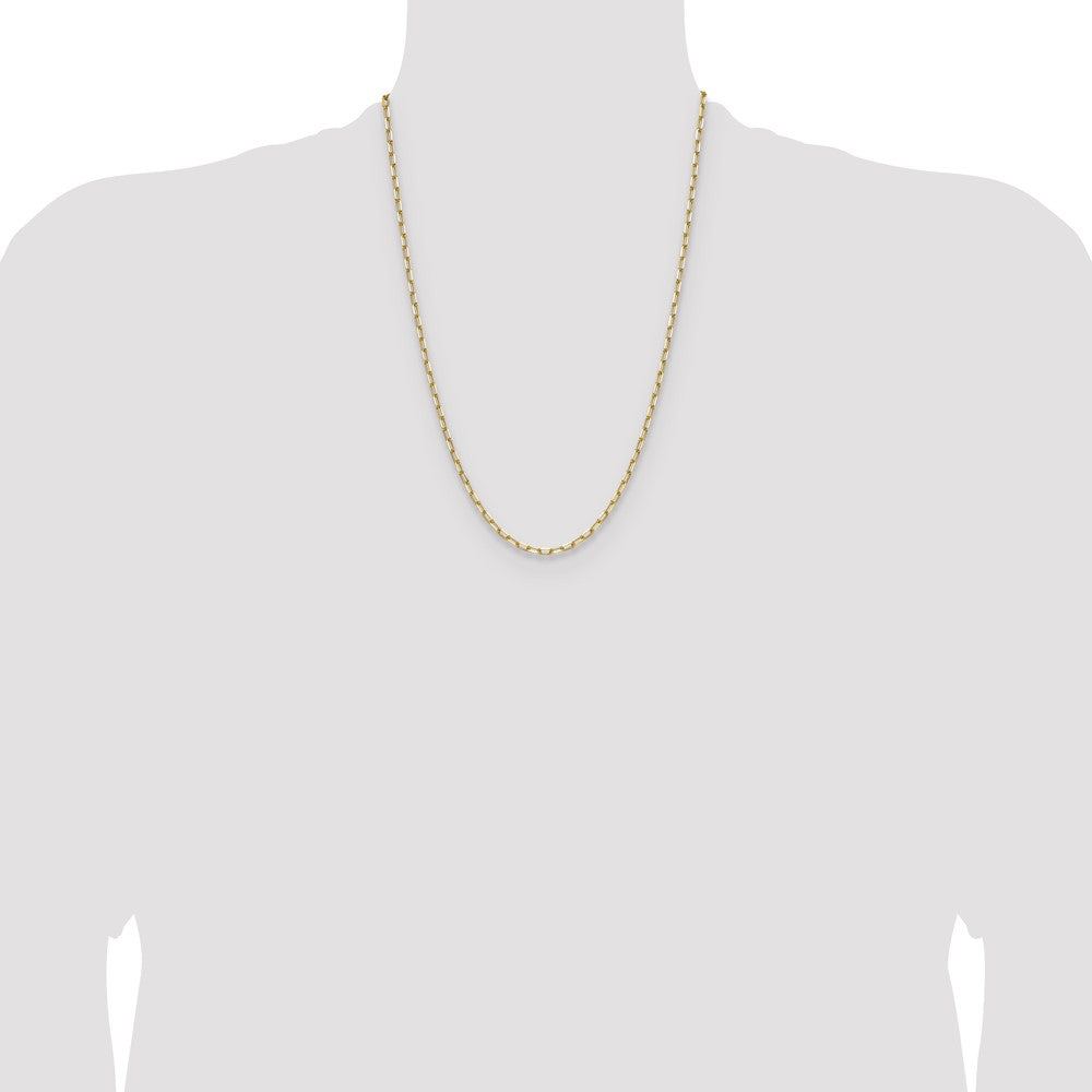 3.0mm Solid Beveled Paperclip Chain