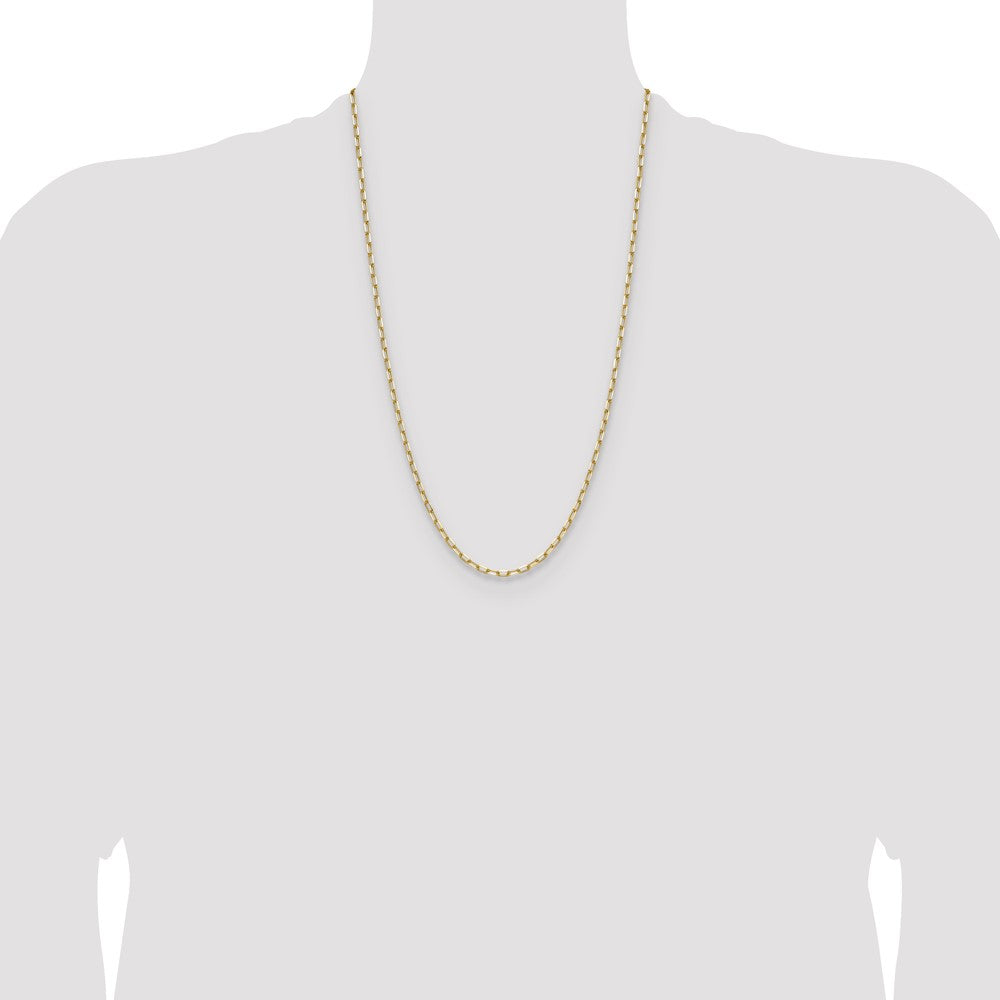3.0mm Solid Beveled Paperclip Chain
